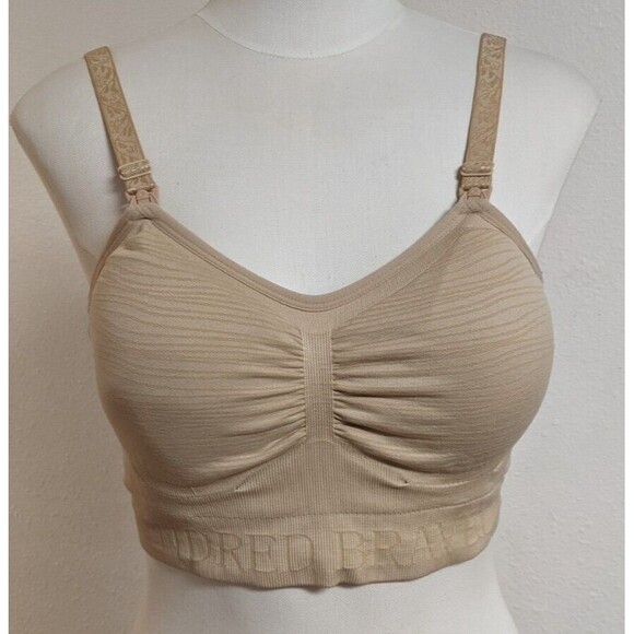 KINDERED BRAVERLY Simply Sublime Nursing Bra in Beige Size Medium - Picture 2 of 9